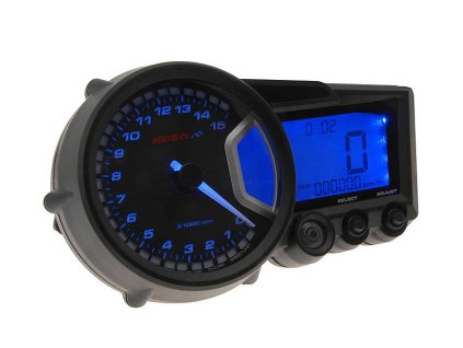 Multifunkční tachometr Koso RX2 GP Style