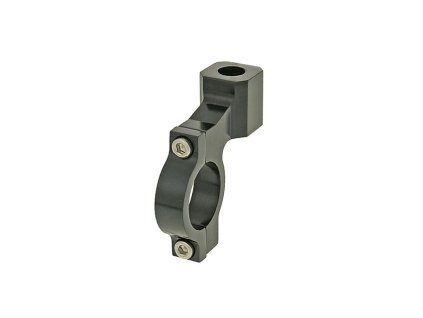Objímka pro zrcátko CNC 22mm / M10 pravý závit - černá