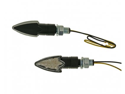 VC20073 - Sada blinkrů M10 LED černý Arrow čirý