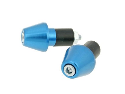 Koncovky řidítek Short 17,5mm - modrá