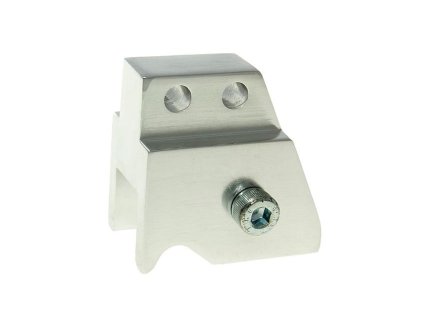 224520 podlozka pod pruzinu cnc 2 diry stribrna minarelli