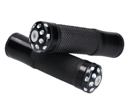 Gripy hliníkové CNC, černý elox