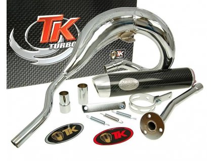 H10521-Q - Výfuk Turbo Kit Bufanda RQ chrom, Aprilia RX 50 (99-05)