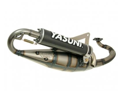 YA225C - Výfuk Yasuni Scooter R karbon, Peugeot horiz., Derbi