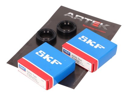 Sada ložisek ARTEK K1 Racing SKF plastová klec, Peugeot horizontal