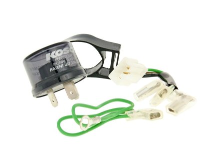 Relé blinkrů Koso digital pro LED nebo standard - 3-pin 12V