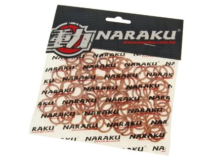 Sada těsnících posložek měď Naraku 12x16x1.5mm 100ks