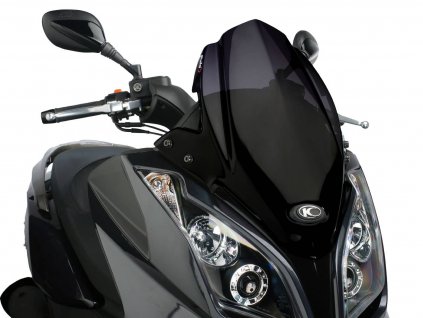 PUI5522N - Plexi Puig V-Tech Sport černé, Kymco Downtown 125i, 300i ABS 09-14