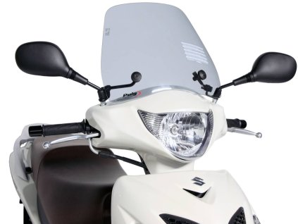 Plexi Puig Trafic kouřové, Suzuki Sixteen 125, 150 (08-14)