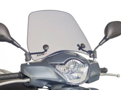 PUI6411H - Plexi Puig Trafic kouřové, Honda SH 125i, SH 150i (12-14)