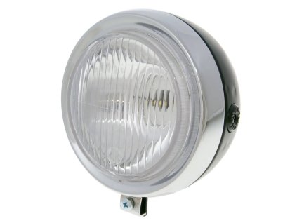 Přední světlo kulaté černá Puch, Kreidler, Zundapp