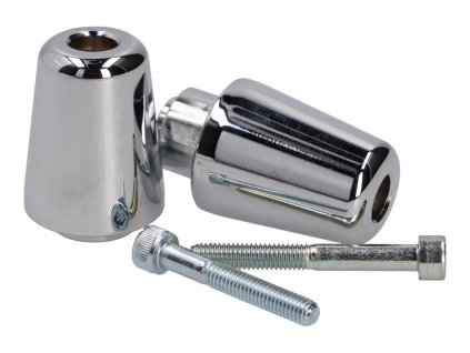 Koncovky řidítek chrom, Vespa Primavera, Sprint, 50, 125, 150