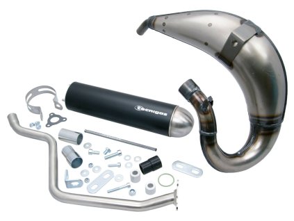 Výfuk Tecnigas E-NOX Steel, Malaguti XSM, XTM, X-Limit, XPS, DT50