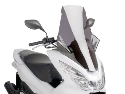 Plexi Puig V-Tech Line Touring tmavě kouřové, Honda PCX 125i 4T 2014- JF57