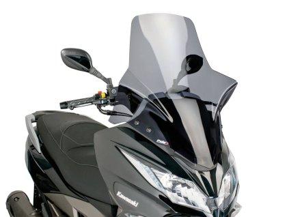 Plexi Puig V-Tech Line Touring tmavě kouřové, Kawasaki J300