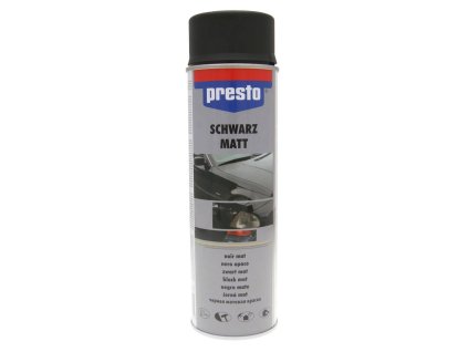 236166 barva ve spreji presto cerna matna 500ml
