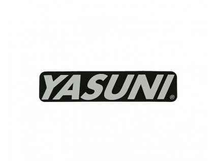 YAZ-STICKER4 - Samolepka Yasuni na koncovku výfuku 110x25mm