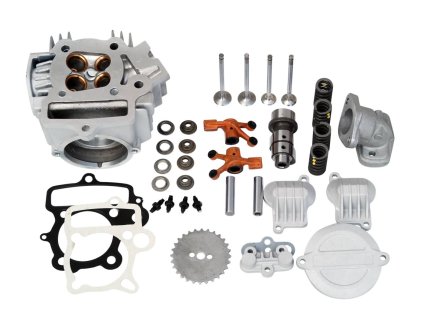 Hlava válce Polini hliník 107ccm 52mm 4V, Honda XR, CRF, Polini Minicross, Minimotard 110 XP4T