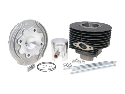 Válec Polini racing, litina 130cc 57mm, Vespa 125 ETS, PK, Primavera 2T, Primavera ET3 2T, XL