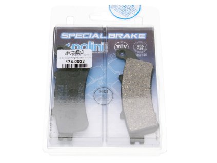 Brzdové destičky Polini organic, Honda Pantheon, Foresight, Silver Wing