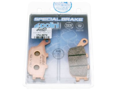 Brzdové destičky Polini sintr, Honda Forza Jazz (00-04)