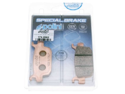 Brzdové destičky Polini sintr, Honda,za Jazz NSS, S-Wing FES