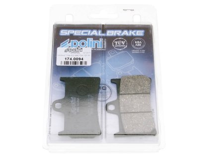 Brzdové destičky Polini organic, Yamaha T-Max 530