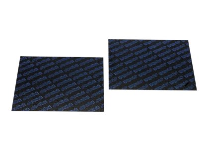 Materiál na klapky, karbon, Polini 0,30mm 110x100mm - univerzální (modrá)