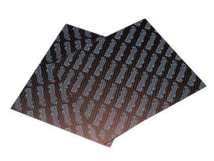 Materiál na klapky, karbon, Polini 0,28mm 110x100mm - univerzální (světle modrá)