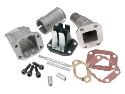 Kit sání s klapkami Polini 19/25,5mm, Vespa 50 PK, XL, 125 PK, XL s CP karburátory