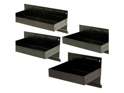 Magnetická polička Silverline 4 ks