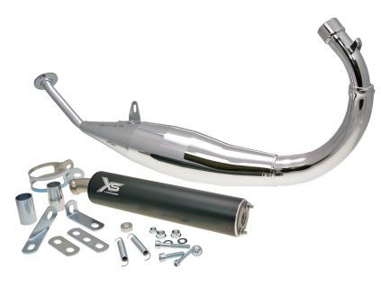 Výfuk Tecnigas XS chrome, Rieju, Beta, Motorhispania