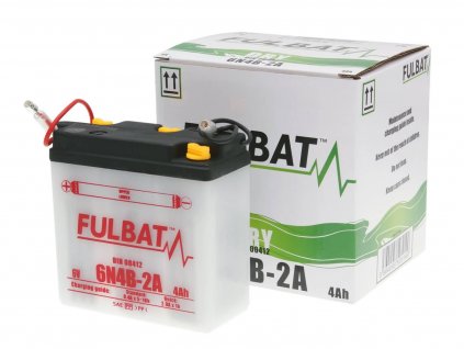 FB550514 - Baterie Fulbat 6V 6N4B-2A, včetně kyseliny