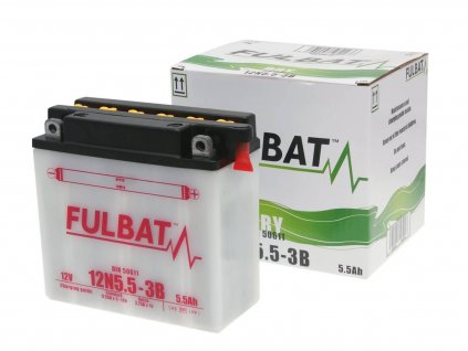 FB550529 - Baterie Fulbat 12N5.5-3B, včetně kyseliny