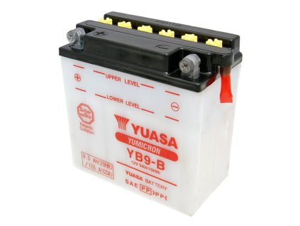 Baterie Yuasa YuMicron YB9-B bez kyseliny