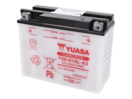 Baterie Yuasa YuMicron Y50-N18L-A3 bez kyseliny
