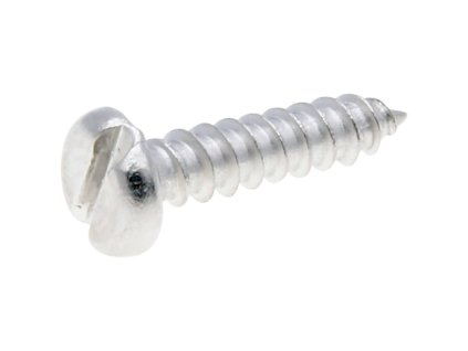 Samořezný šroub kapotáže, nerez, 2.9x13mm plochý šroubovák