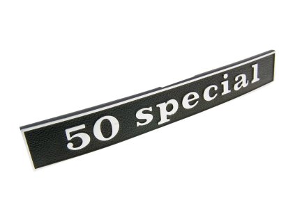 Nápis "50 special", Vespa 50 Special