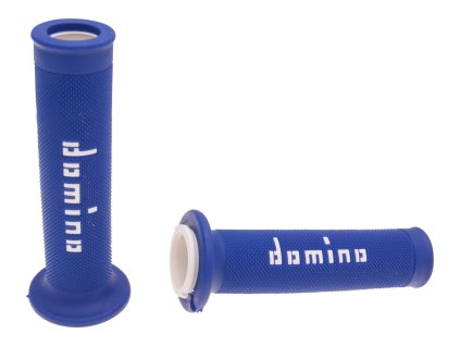 Gripy Domino A010 on-road modro - bílé, otevřené
