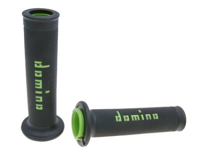 Gripy Domino A010 on-road černo - zelené, otevřené