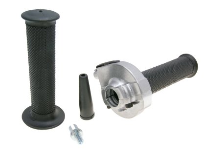 Ovladač plynu, rychlopal sada Domino Enduro 2.3°/ 46mm chrom, univerzální