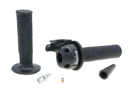 Ovladač plynu, rychlopal Domino 3.6°/ 74mm, Aprilia SX, RX, Derbi Senda SM, R, Gilera RCR, SMT