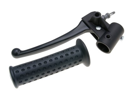 Objímka brzdové páčky levá s gripem, Piaggio Easy Moving, SKR, Zip Base, Fast Rider, RST