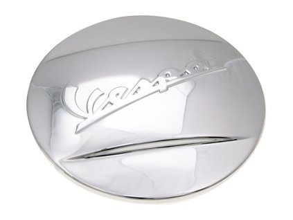 Krytka deklu variátoru OEM "Vespa" chrom, Vespa GTS, LX, LXV, GTV, GT, ET4