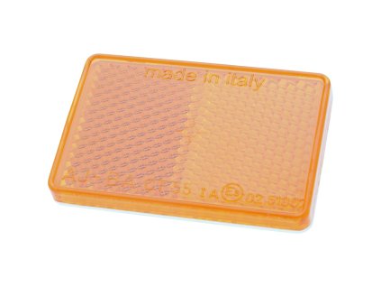 Odrazka 57x39mm oranžová, samolepící