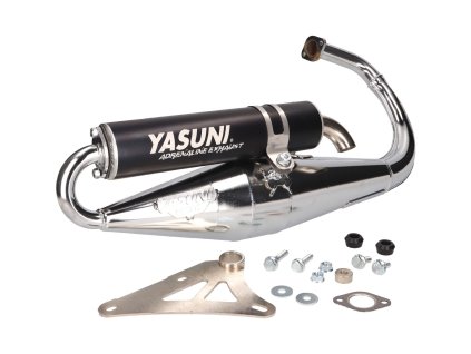 Výfuk Yasuni Scooter Z černá chrom, Minarelli vertical