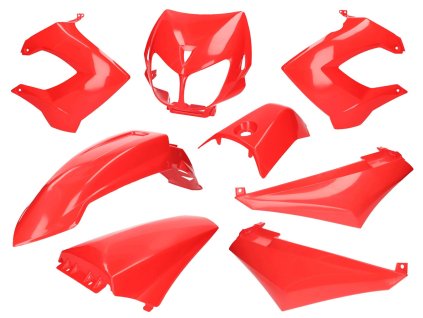Sada plastů, červená, Derbi Senda R, SM X-Treme, SM DRD