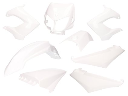 Sada plastů, bílá, Derbi Senda R, SM X-Treme, SM DRD