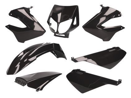 Sada plastů, černá, Derbi Senda R, SM X-Treme, SM DRD