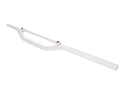 Řidítka Enduro s hrazdou, bílá, 22mm - 820mm